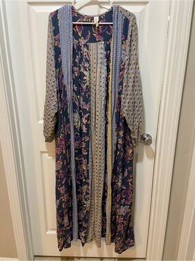 ANTHROPOLOGIE Raga Free Valerie Kimono OSFA